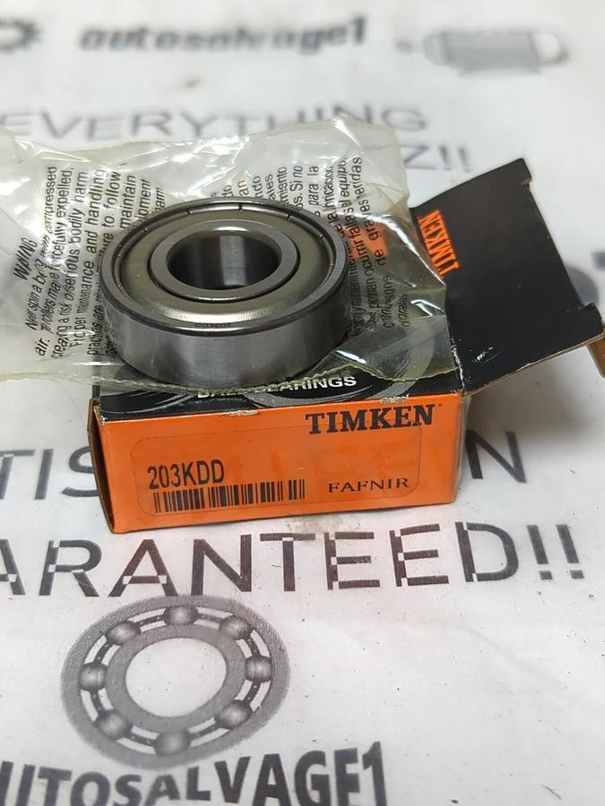 TIMKEN,203KDD,DEEP GROOVE BALL BEARING 17 MM