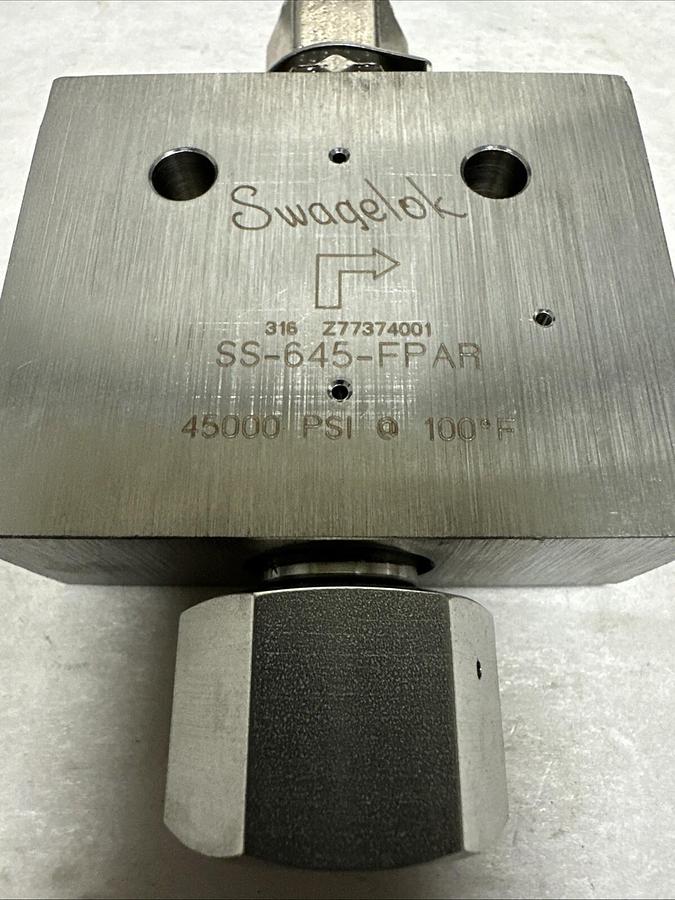 Swagelock,SS-645-FPAR,Manifold 45000 PSI