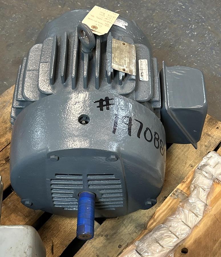 Used GE,5KG254BN378,SEVERE DUTY DUAL SHAFT MOTOR 7.5HP 1165RPM 450V 3PH 254TZ FRAME