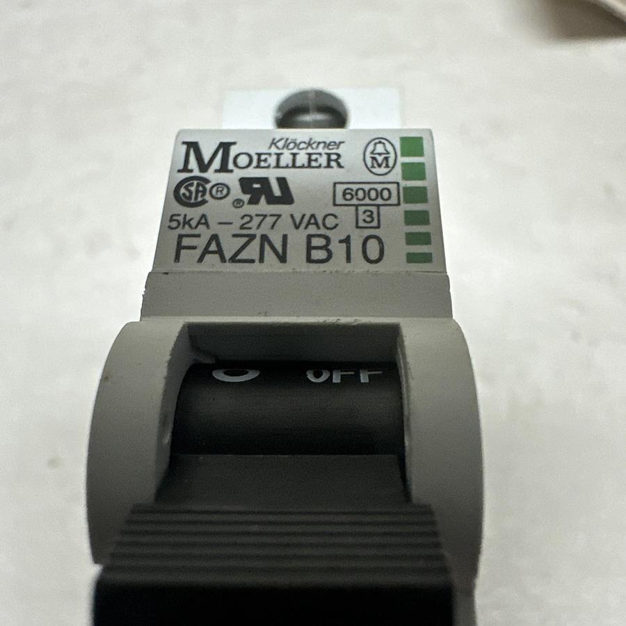 Moeller,FAZN B10,Circuit Breaker 5KA-277VAC