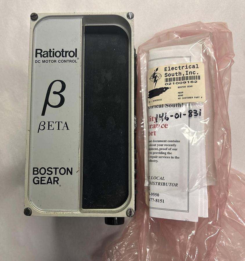 Used BOSTON GEAR,RB3R,DC MOTOR CONTROL 1-2HP REFURBISHED