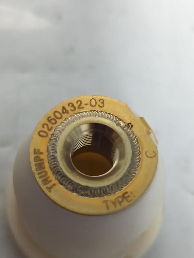 TRUMPF,0260432-03,LASER NOZZLE HOLDER CERAMIC NOS