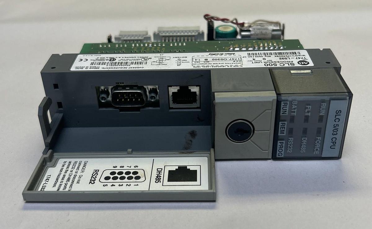 Used ALLEN BRADLEY,1747-L532,SLC 500 PROCESSOR UNIT