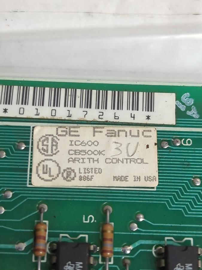 Used GE,IC600 CB500K,ARITH CONTROL MODULE PRE-OWNED