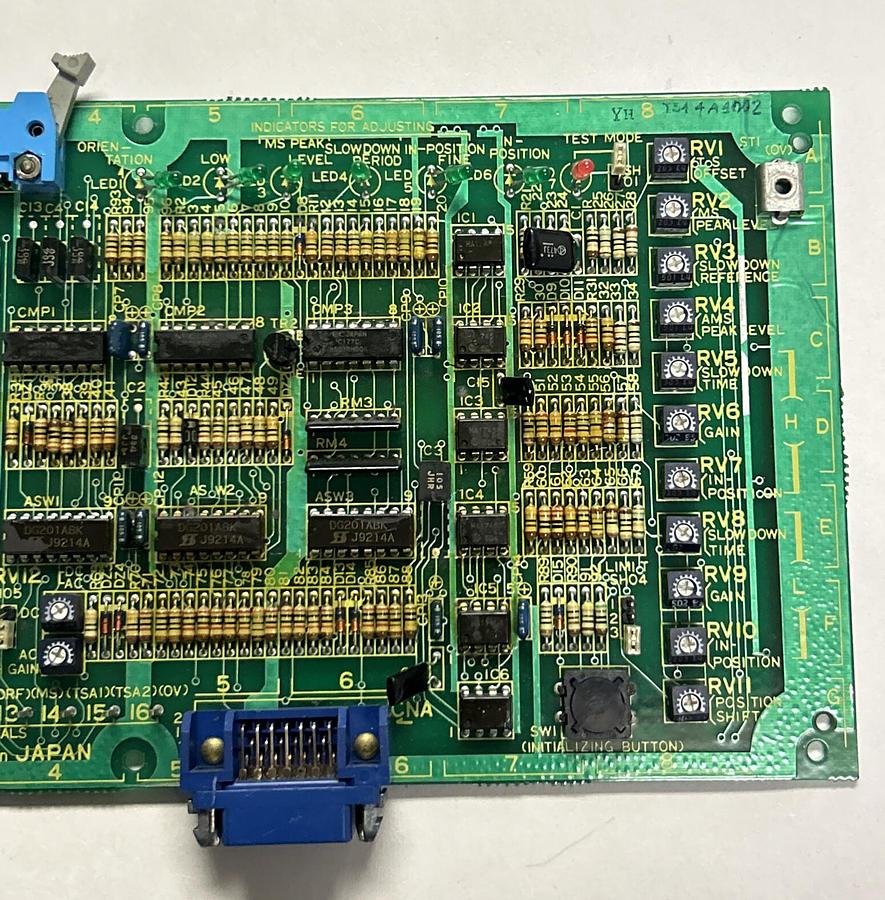 Used FANUC,A20B-0008-0032/A20B-0008-0032/03A, SPINDLE ORIENTATION PCB BOARD