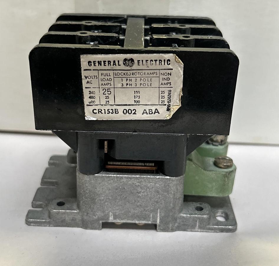 Used GENERAL ELECTRIC,CR153B002ABA,RELAY LOT OF 4