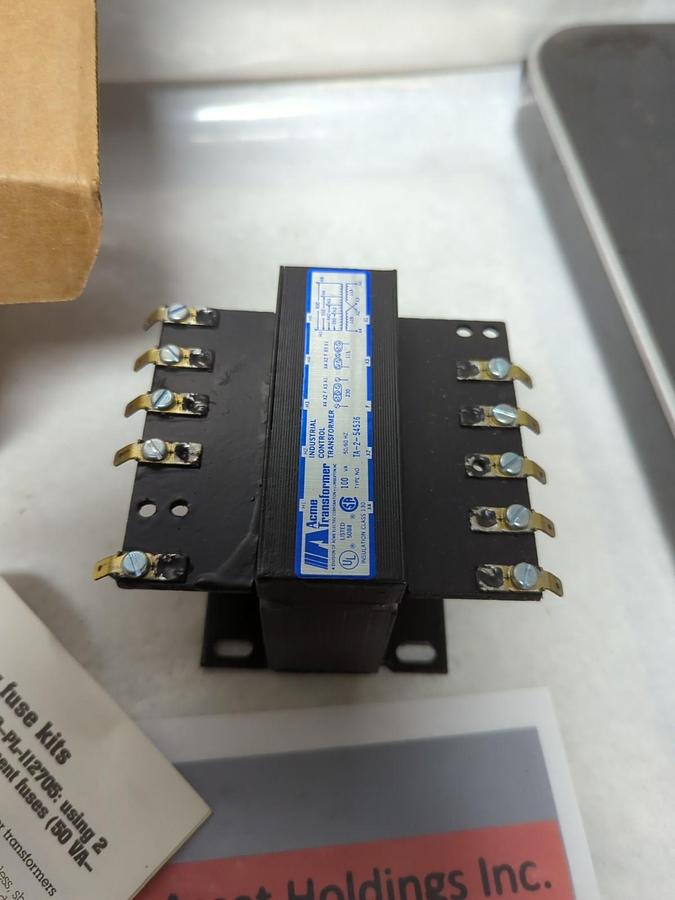 ACME,TA-2-54536,INDUSTRIAL CONTROL TRANSFORMER VA:100 1-PHASE NOS