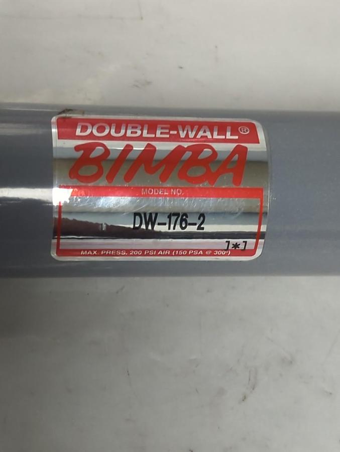Used BIMBDA,DW-176-2,DOUBLE WALL PNEUMATIC CYLINDER PRE-OWNED
