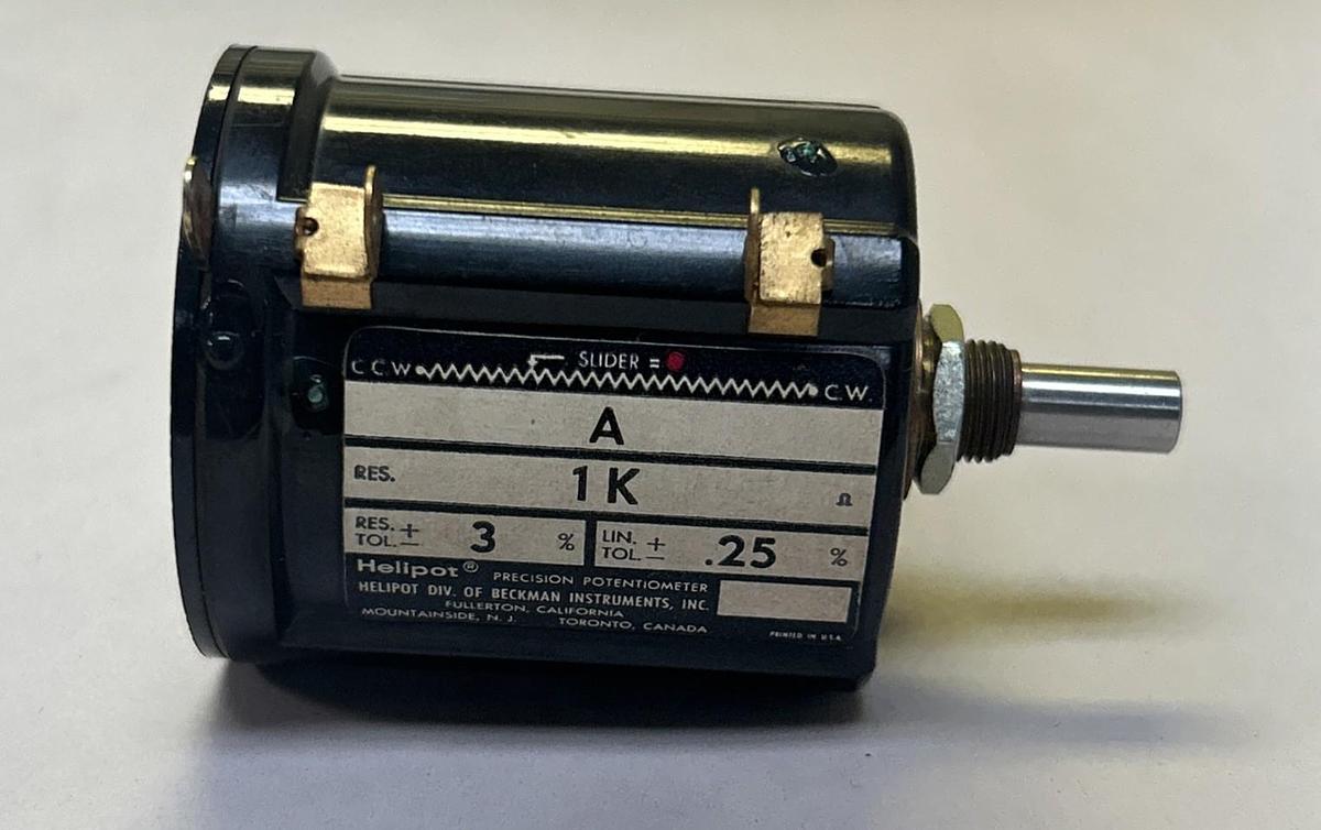 BECKHAM,A,PRECISION POTENTIOMETER 1K RES NOS