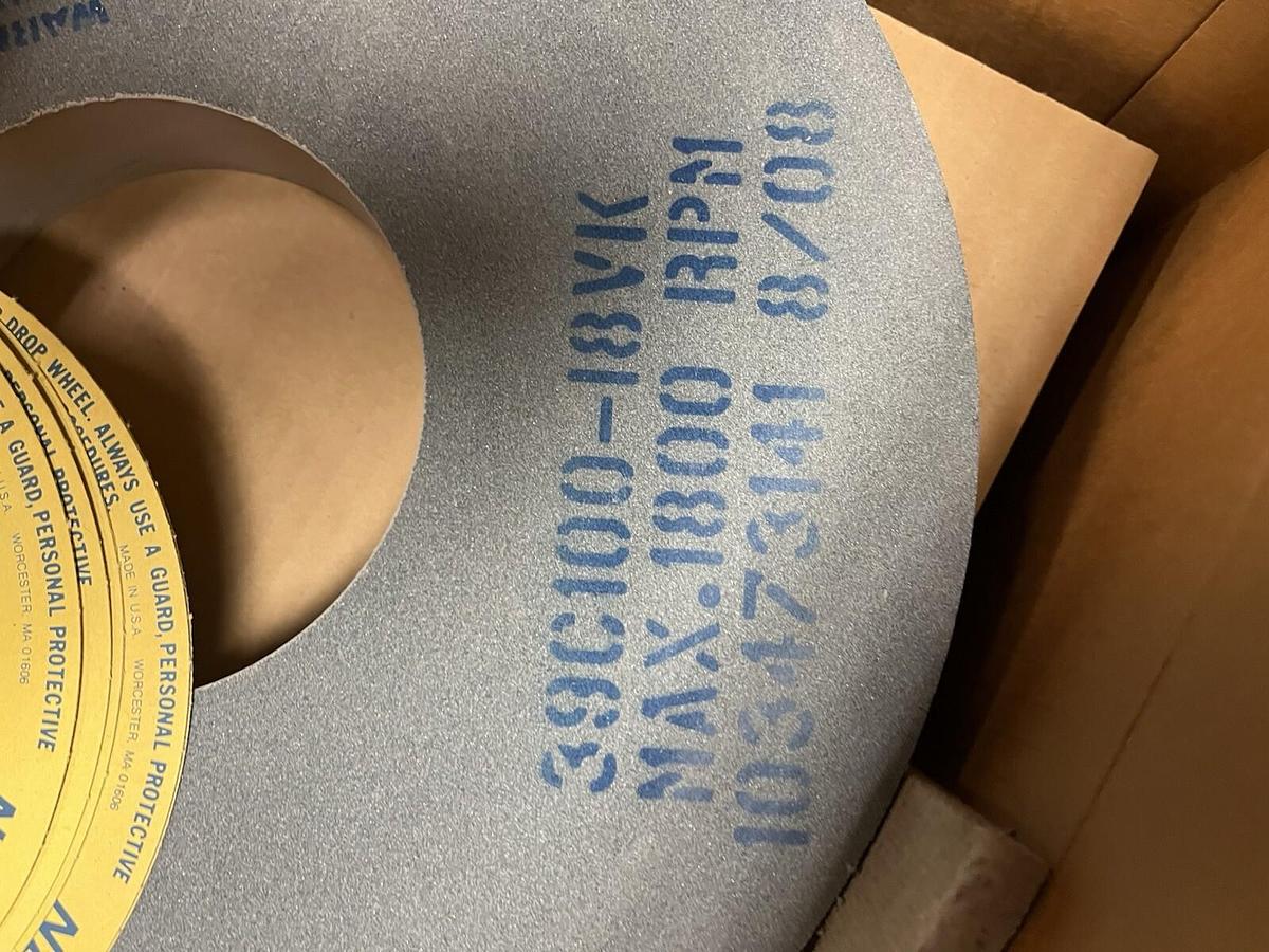 NORTON,39C100-I8VK,CRYSTOLON GRINDING WHEEL 14"X1-1/2"X5" 1800RPM BOX OF 5