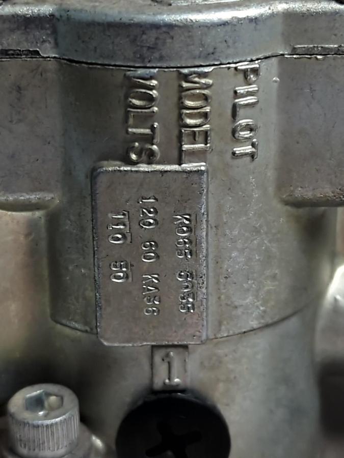 Used SCHRADER-BELLOWS,L485-25-102,SOLENOID VALVE 120V 60 110V 50 PRE-OWNED