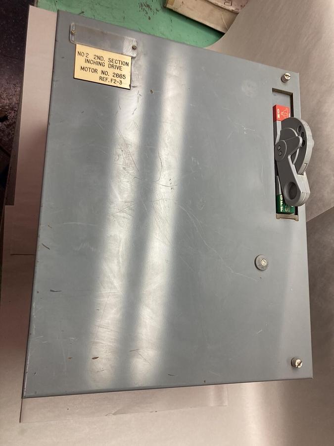 Used Allen-Bradley,2106B,Size 1 Fused MCC 20 Inch Reversing Starter Feeder Bucket