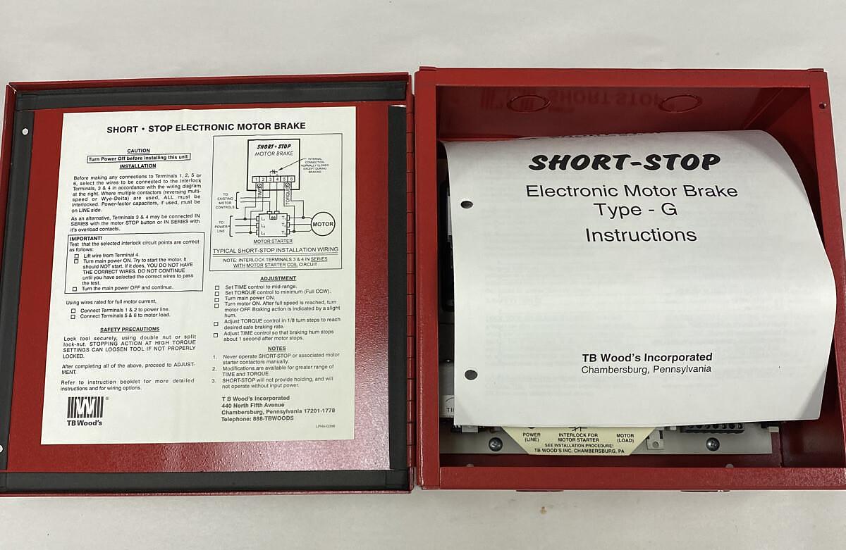 Ambitech,SSU4G2S,Short-Stop Motor Brake 460V 2HP