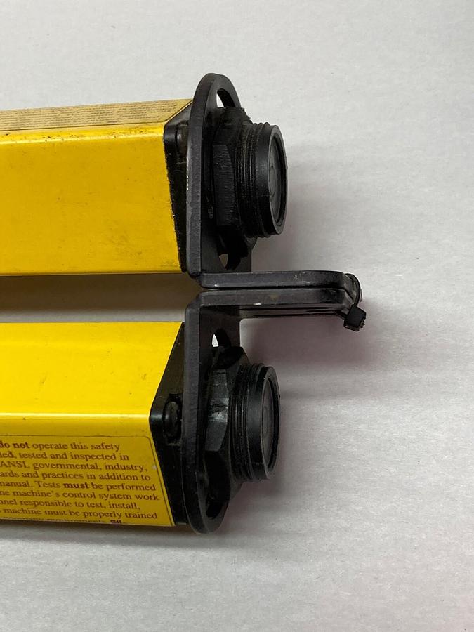 Used STI,FS4336BR-3 Reciever/FS4336BX-3 Emitter,Safety Light Curtain