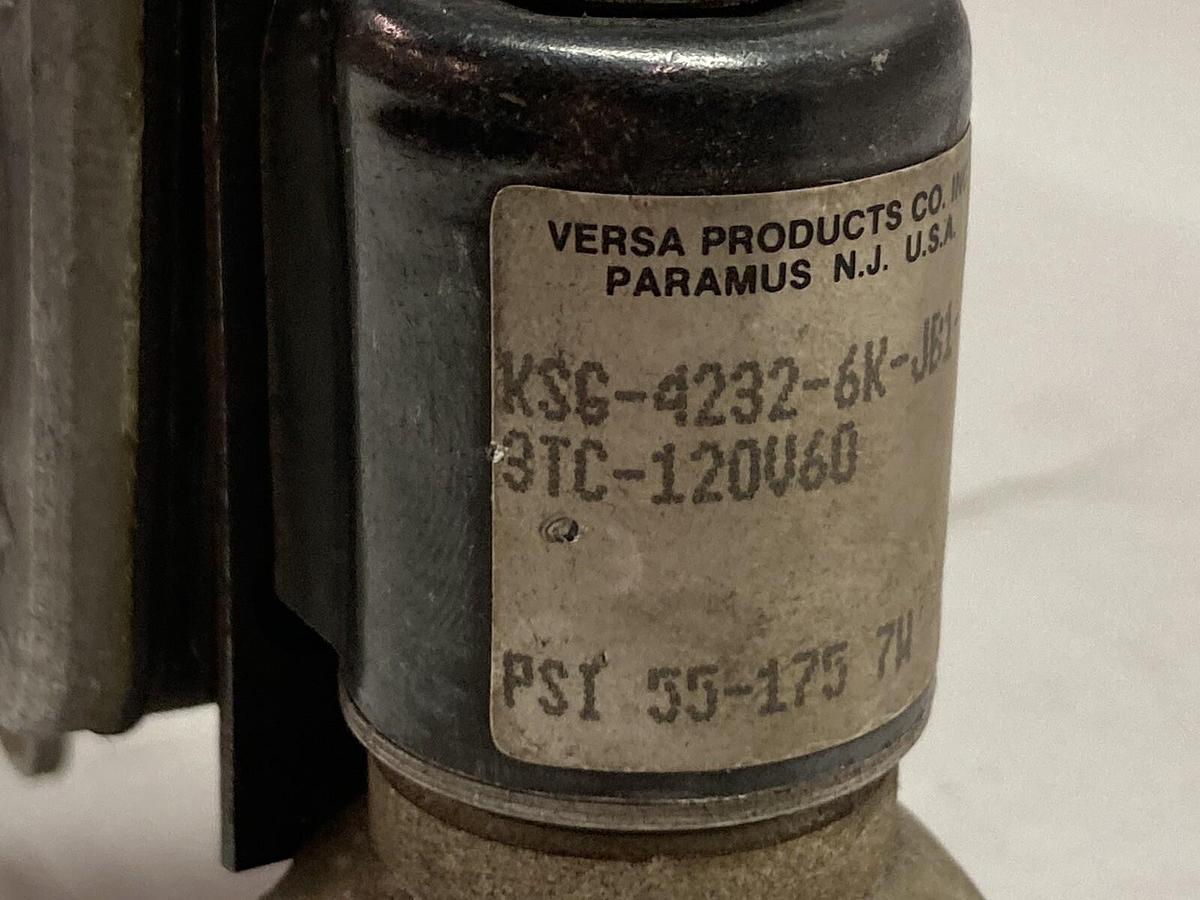 Used Versa Valves,KSG-4232-6K-JB1-3TC-120V60,Valve