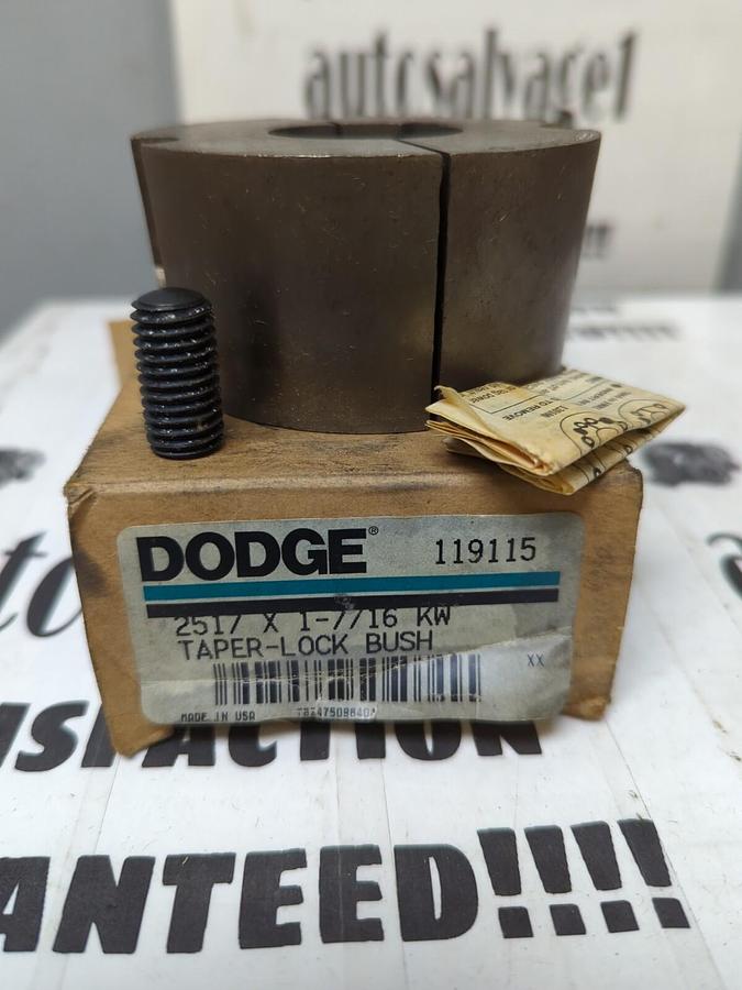 DODGE,119115 2517X1-7/16 KW,TAPER-LOCK BUSHING NOS