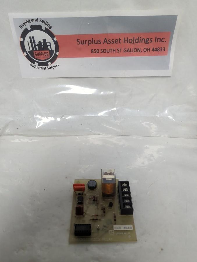 Used LOUIS ALLIS,CCN4868,TRANSISTORIZED RELAY BOARD PRE-OWNED