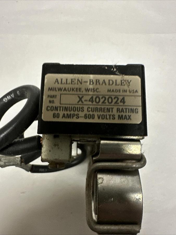 Used Allen-Bradley,X-402024,3 Pole Fuse Block