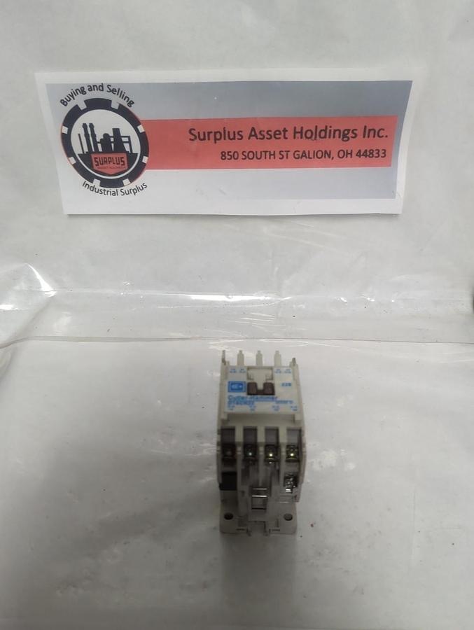 Used CUTLER HAMMER,D15CR22,4-POLE CONTACTOR 22E PRE-OWNED