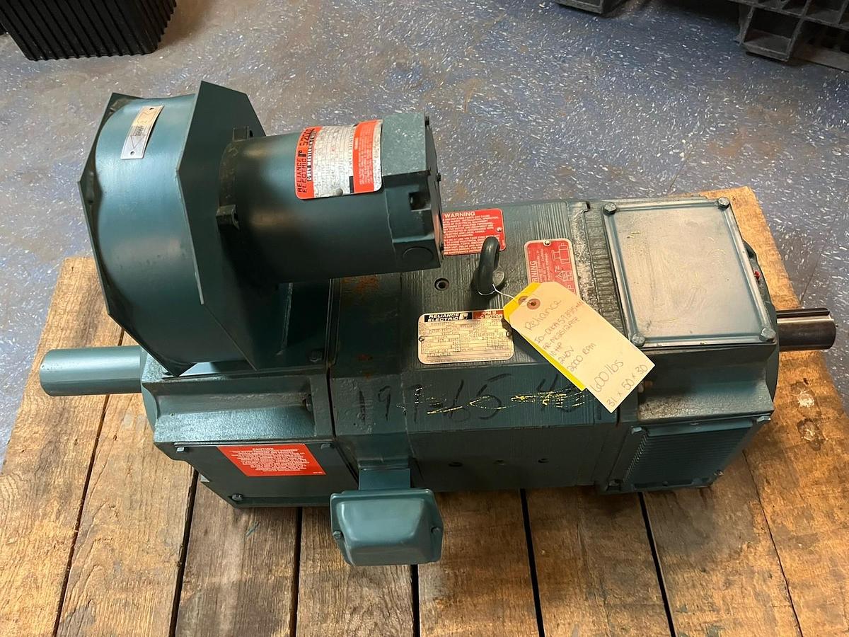 Used RELIANCE,MC2512ATZ,RPM III DC SHUNT MOTOR 10HP 2000RPM 240VDC