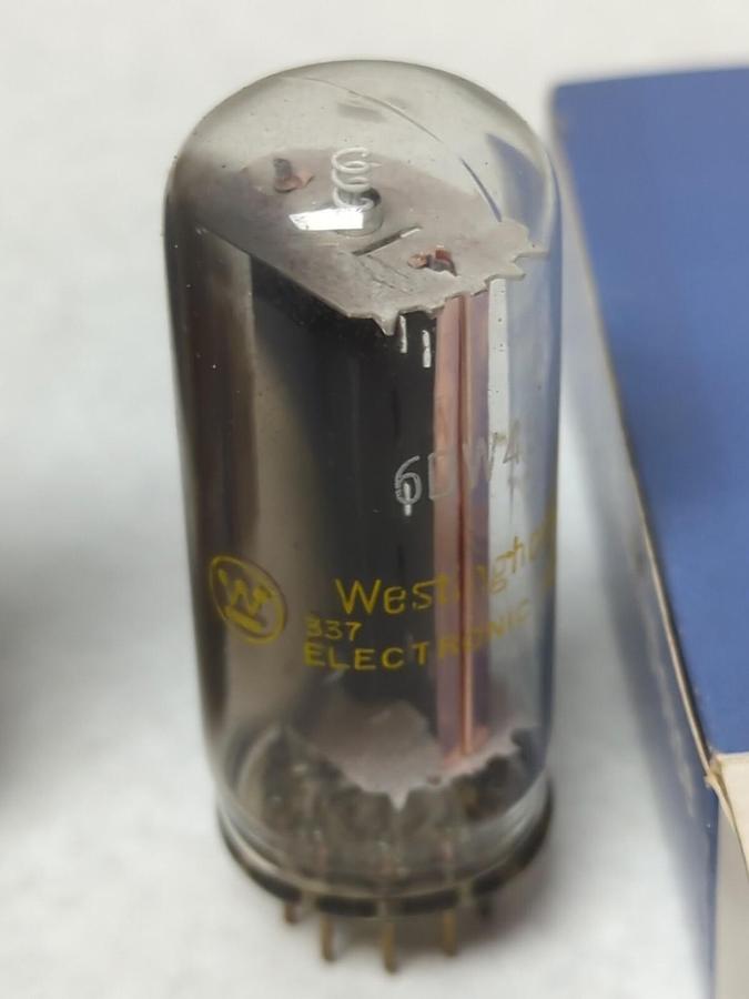 WESTINGHOUSE,6DW4B/6CL3,ELECTRONIC TUBE LOT OF 2 NOS