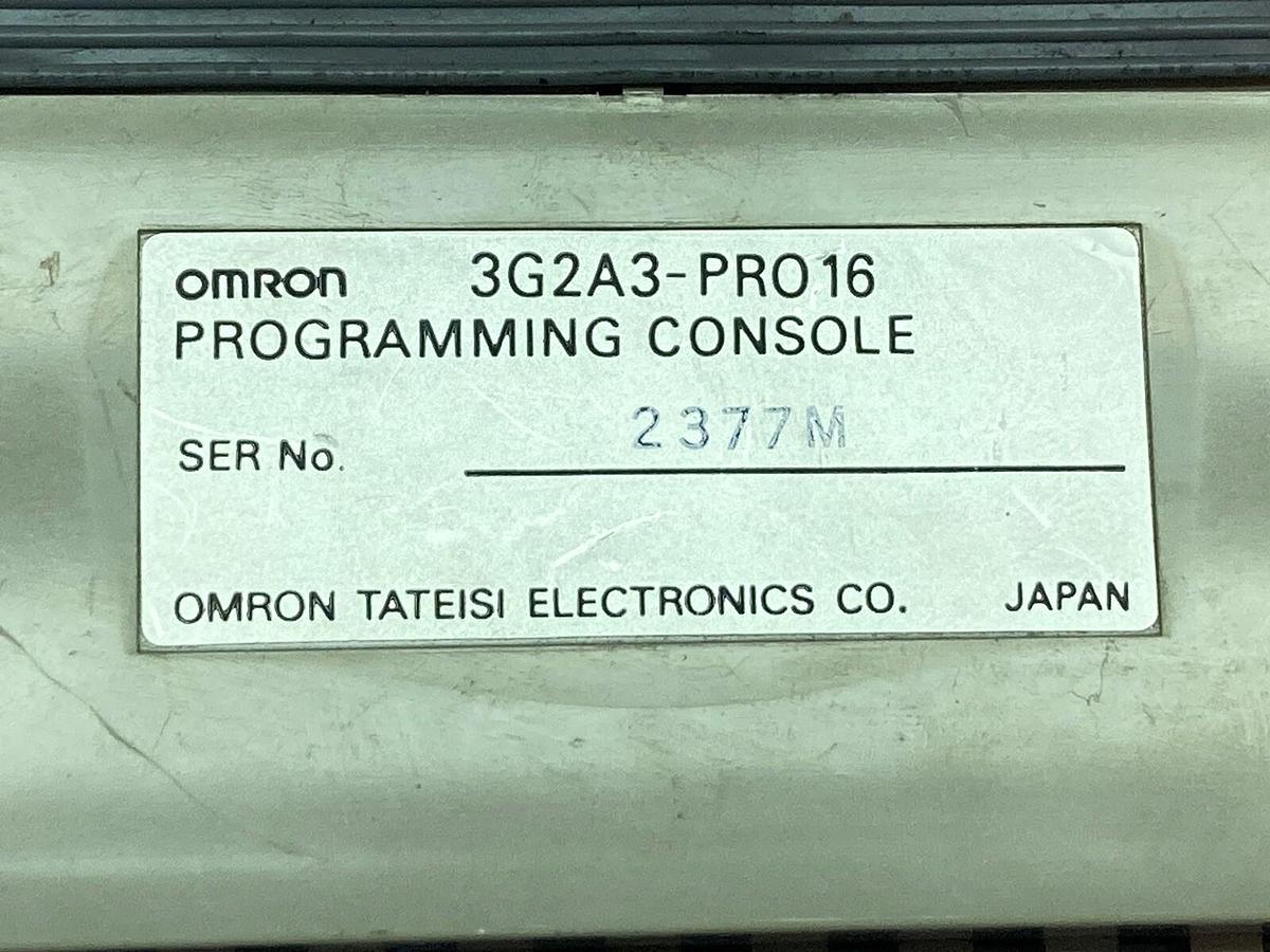 Used Omron,3G2A3-PRO16,Programming Panel