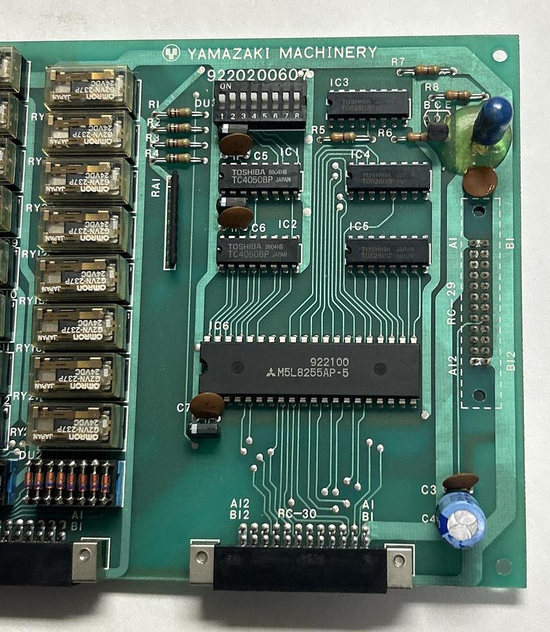 Used YAMAZAKI MACHINERY,9220200607,RELAY BOARD