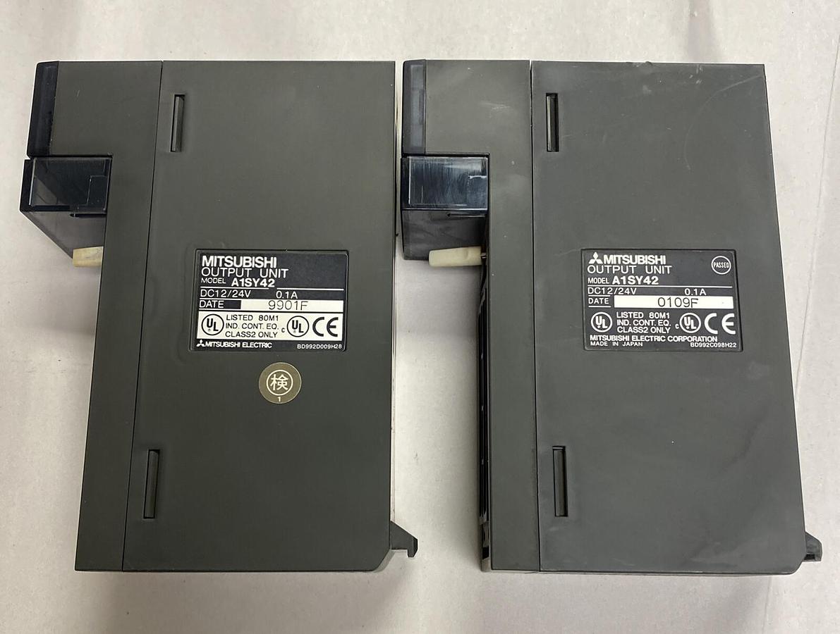 Used Mitsubishi,A1SY42,Output Unit Lot Of 2