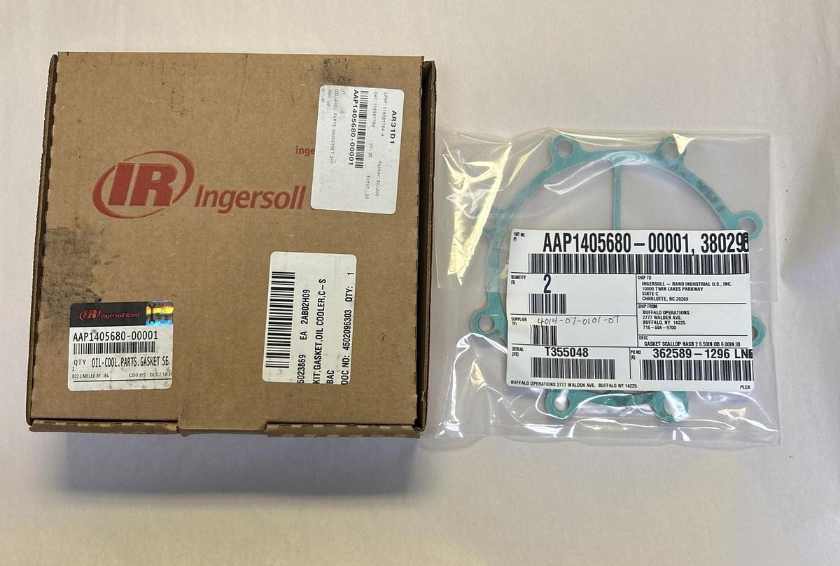 Used INGERSOLL RAND,AAP1405680-00001,OIL COOLER GASKET KIT NEW
