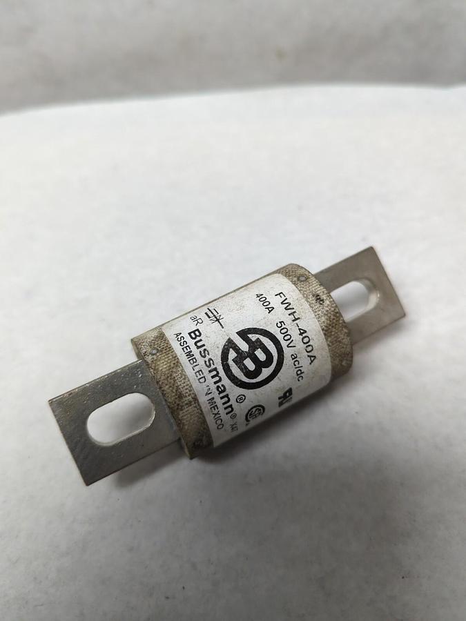 Used COOPER BUSSMANN,FWH-400A,SEMI-CONDUCTOR 400 AMP FUSE PRE-OWNED