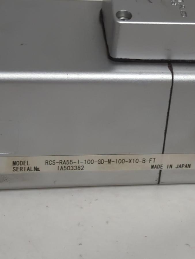 Used ROBO CYLINDER,RCS-RA44-I-900-GD-M-100-X10-B-FT,LINEAR ACTUATOR/CYLINDER ASSEMBLY