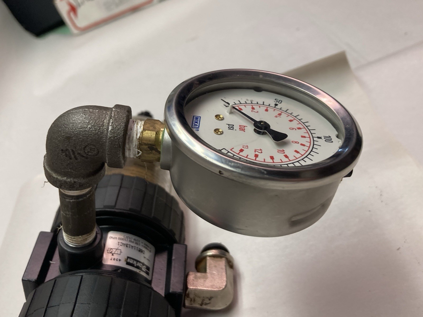 Used Parker,06E11A13AC1,Filter/Regulator 1/4 Inch 150PSI