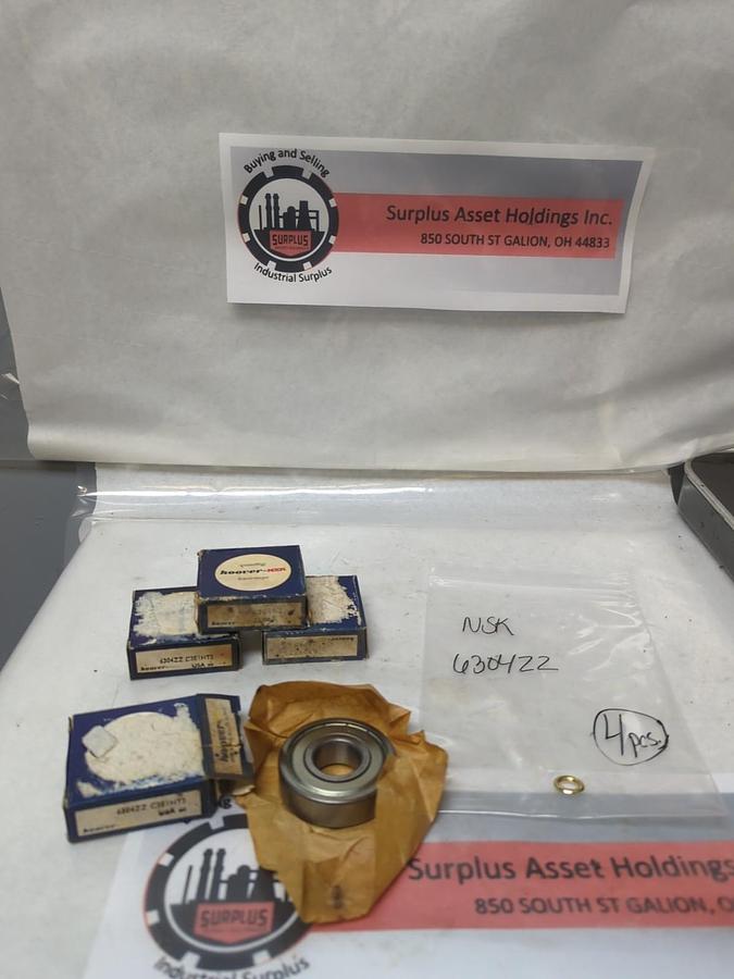 NSK,6304ZZ,DEEP GROOVE BALL BEARING DOUBLE METAL SHIELDED LOT OF 4 NOS