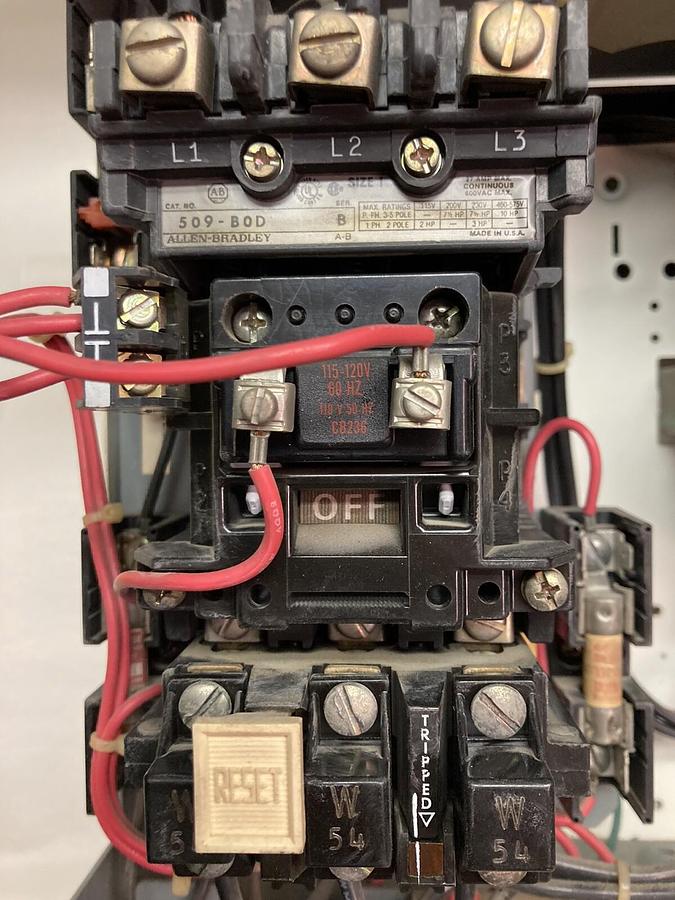 Used Allen-Bradley,2100 2113B,Size 1 NON Fused MCC 12 INCH Starter Bucket