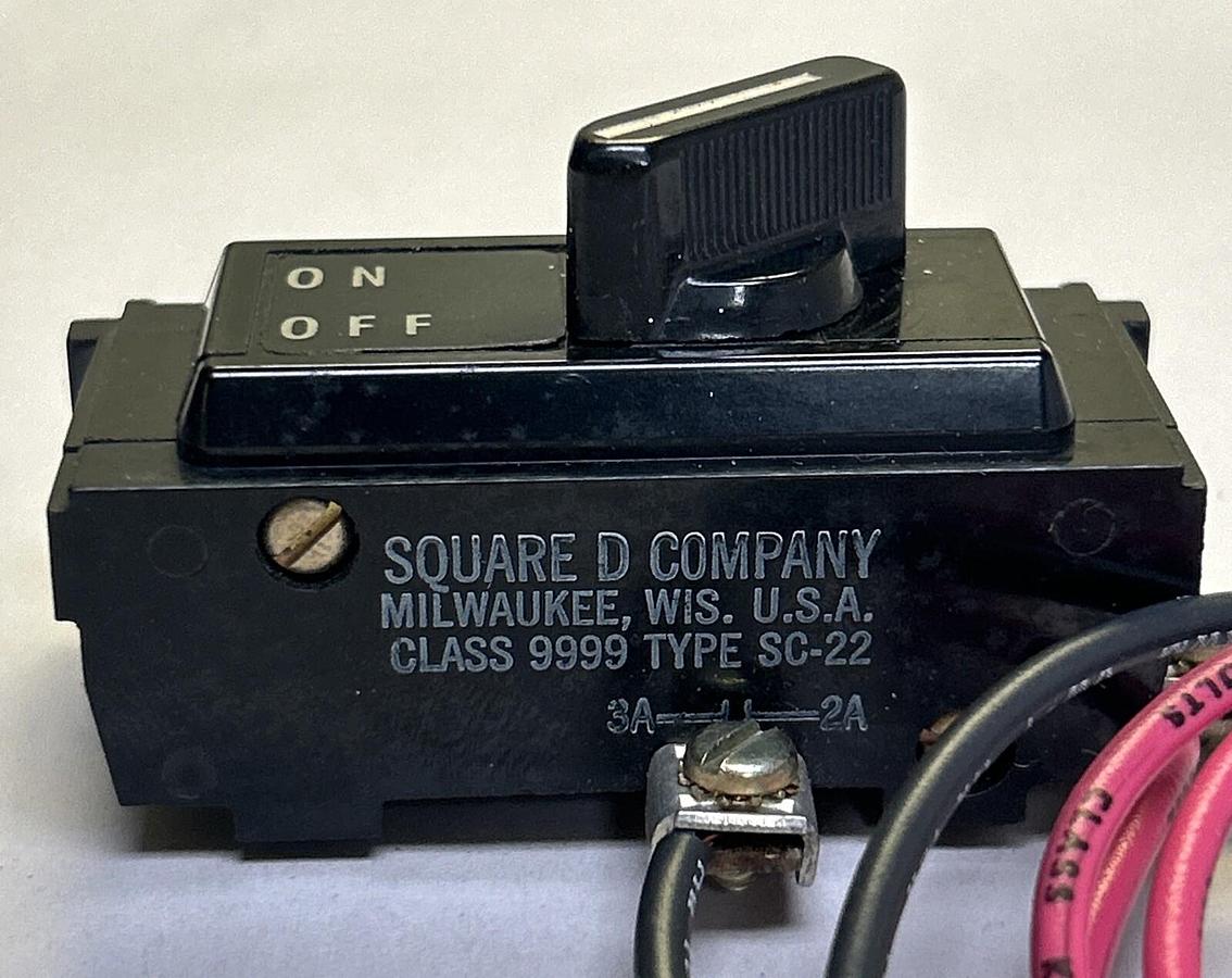 Used SQUARE D,9999SC-22,SELECTOR SWITCH