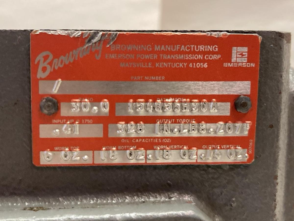 Browning,154Q56H30A,Gear Reducer Ratio 30:1 0.41Hp