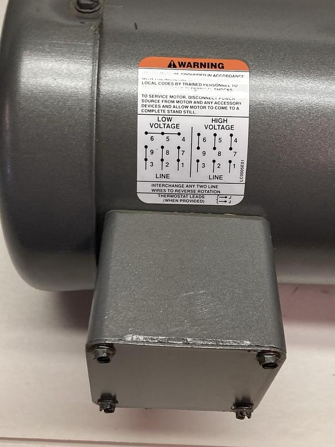 Baldor,VM3154,3-Phase Industrial Motor 1.5Hp 208-230/460V 1725RPM 56C Frame