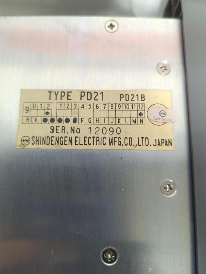 Used MITSUBISHI,PD21B,MELDAS POWER SUPPLY PRE-OWNED