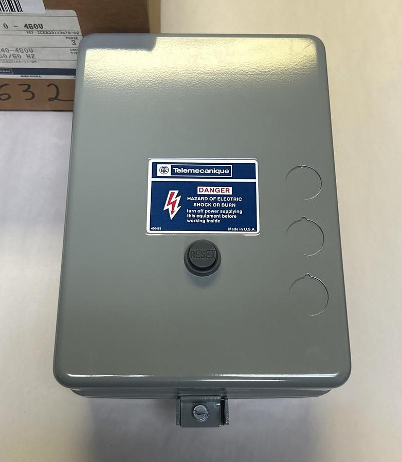 TELEMECANIQUE,2201ICEB231KA-11-29,MAGNETIC STARTER SIZE 0 NOS