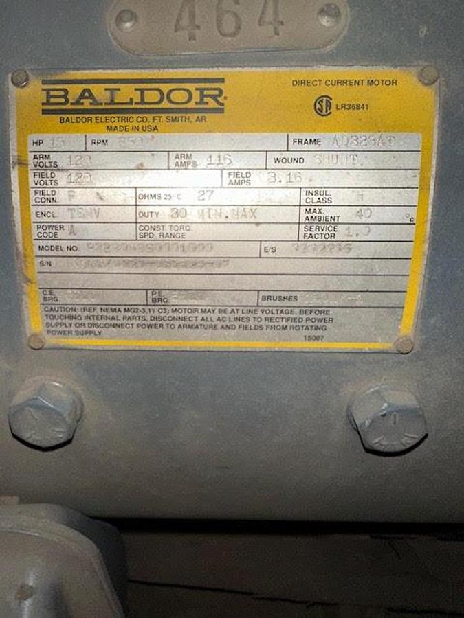 Used Baldor 15 AD328AT