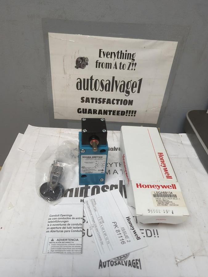 HONEYWELL,LSQAB134,MICRO SWITCH 10 AMP NEW