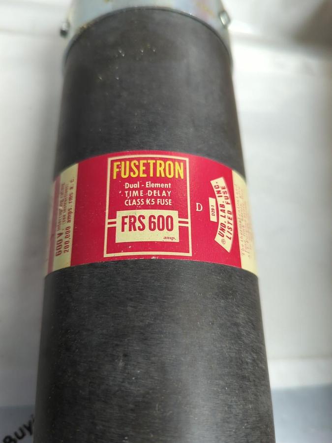 COOPER BUSSMANN,FRS600,FUSETRON 600 AMP FUSE NOS