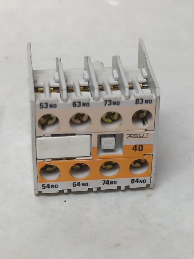 Used AGUT,MALF440AT,CONTACT BLOCK LOT OF 2 PRE-OWNED