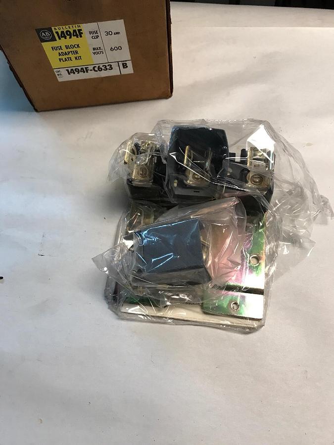 Allen Bradley,1494F-C633,Series B Fuse Block Adapter Plate Kit