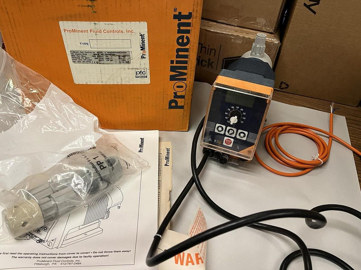 PROMINENT,G/4B0806PP1000D20000,METERING PUMP 115V 140 GPH