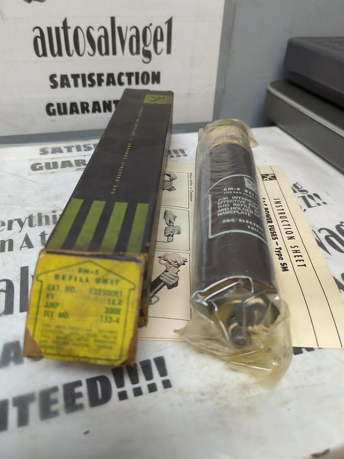 S & C,132500RT SM-5,REFILL UNIT KV-14.4 AMP-300E TCC NO-153-4 NOS