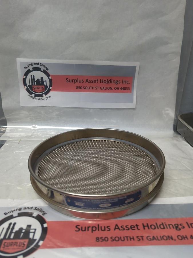 Used USA STANDARD,NO.60,TEST SIEVE 250UM .0098 INCH ASTM E-11 SPEC PRE-OWNED