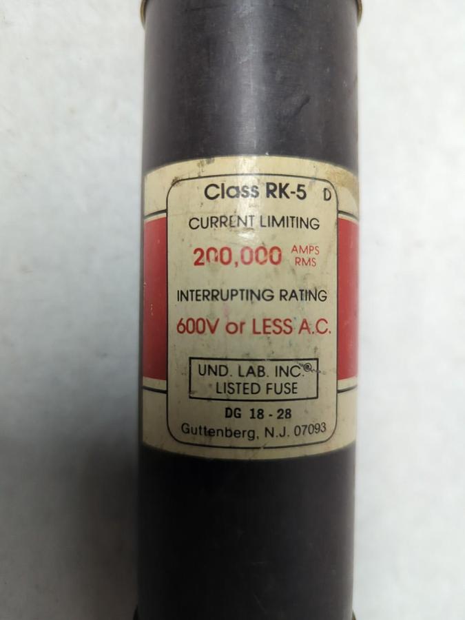 Used CEFCO,CRS-R 200,DUAL ELEMENT 200 AMP FUSE PRE-OWNED
