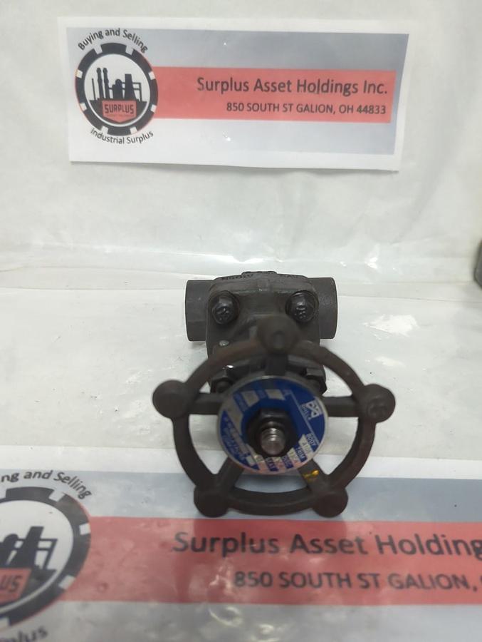 Used SHILLA,AP1602 CL800,GATE VALVE 3/4 INCH PRE-OWNED
