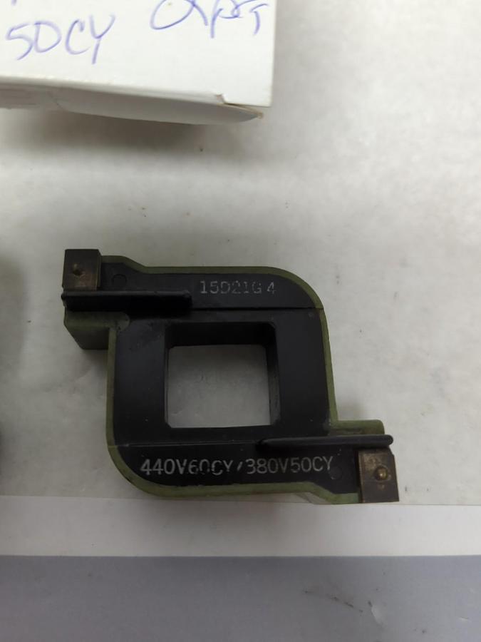 Used GENERAL ELECTRIC,15D21G4,COIL 440V 60CY 380V 50CY LOT OF 2 PRE-OWNED